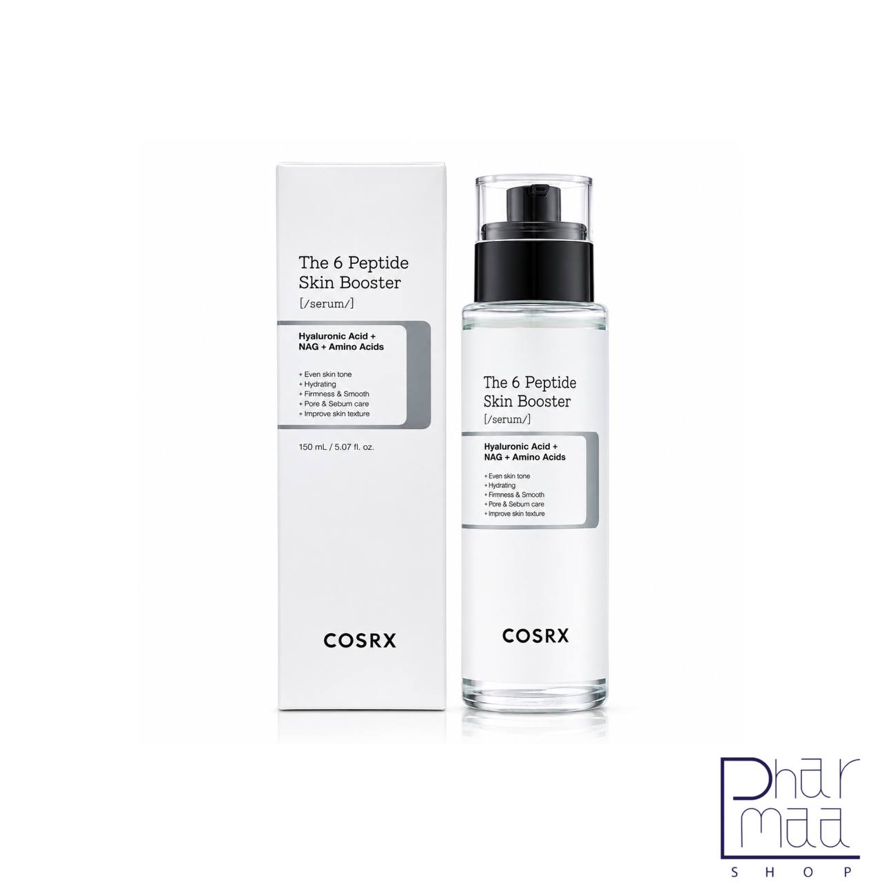 COSRX-6-Peptide-Collagen-Booster-Toner-Serum-150ml سرم بوستر تقویت کننده ۶ پپتاید کوزارکس 150 میل - Image 1