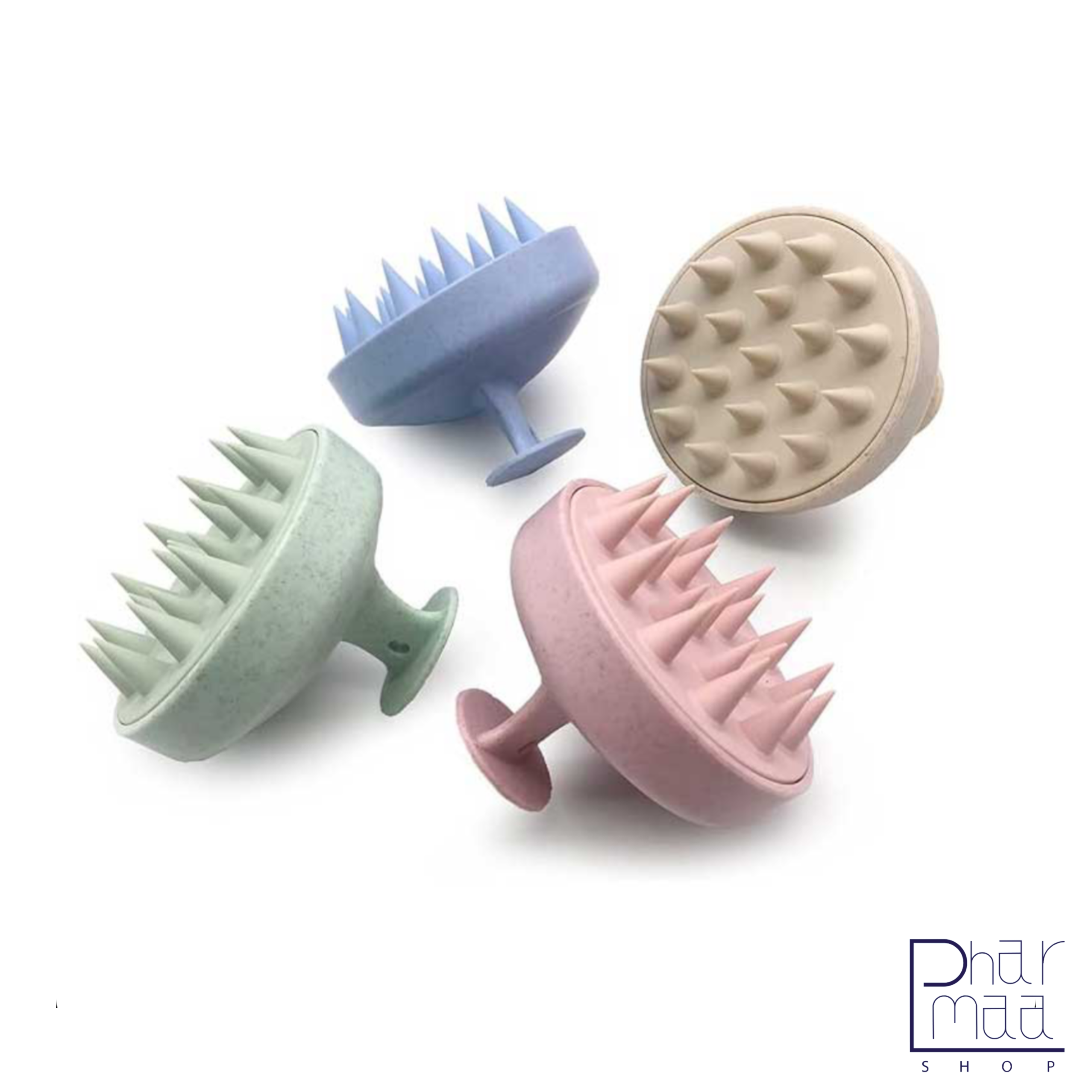 photo-output ماساژور سر سیلیکونی - Image 1