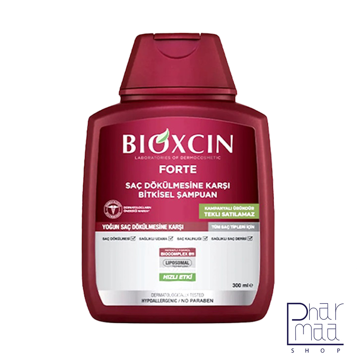 شامپو ضد ریزش فورت بیوکسین شامپو ضد ریزش فورت(قرمز)بیوکسین 300 میل - Image 1