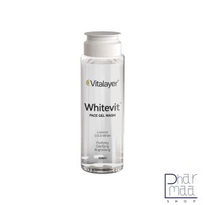 ژل شستشو وایت ویت شفاف ویتالیر 200 میل