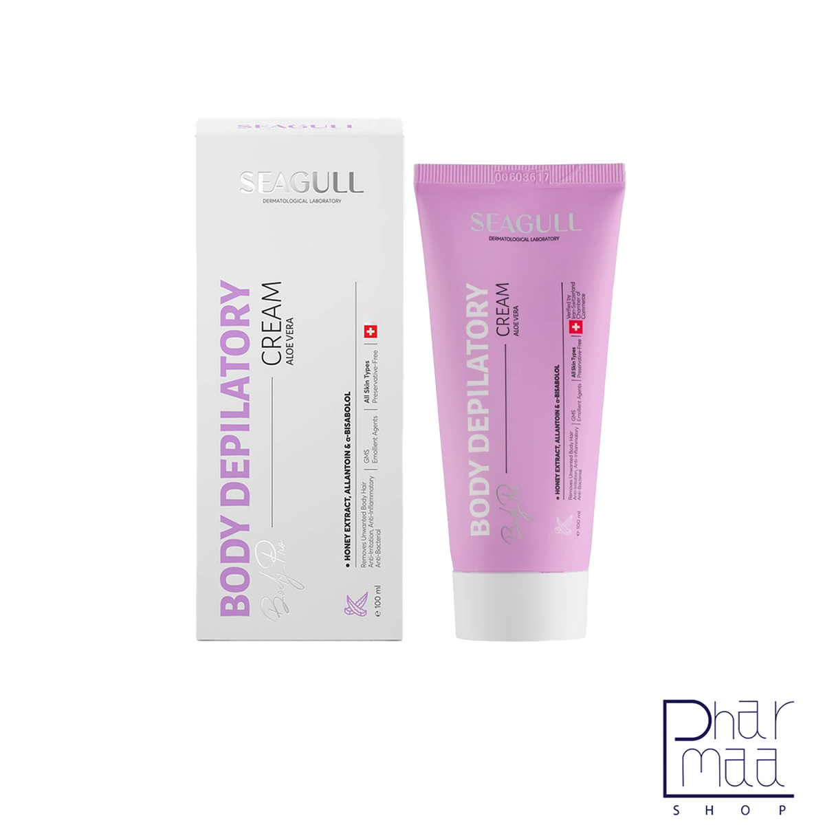 کرم موبر بدن آلوئه ورا سی گل 100 میل کرم موبر بدن آلوئه ورا سی گل 100 میل - Image 1