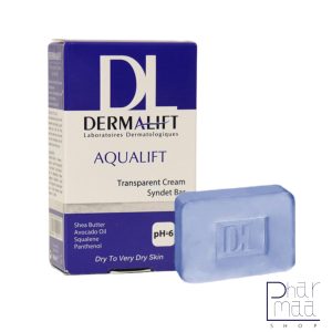 شوینده غیر صابونی شفاف پوست خشک و خیلی خشک(آکوالیفت)درمالیفت 100 گرم