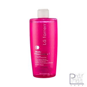 محلول پاک کننده آرایش مناسب آرایش چشم و صورت شماره1لافارر 250 میل