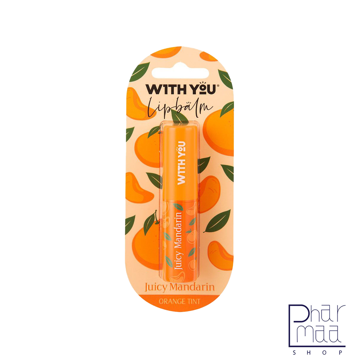 بالم لب با رایحه نارنگی ویت یو بالم لب با رایحه نارنگی ویت یو 2/6 گرم - Image 1
