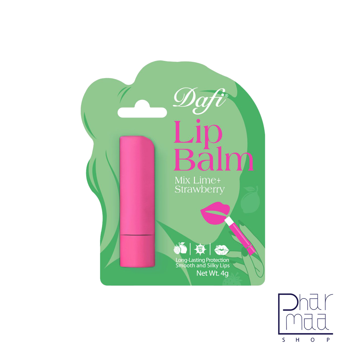 بالم لب لایم استرابری دافی بالم لب استرابری دافی 4 گرم - Image 1