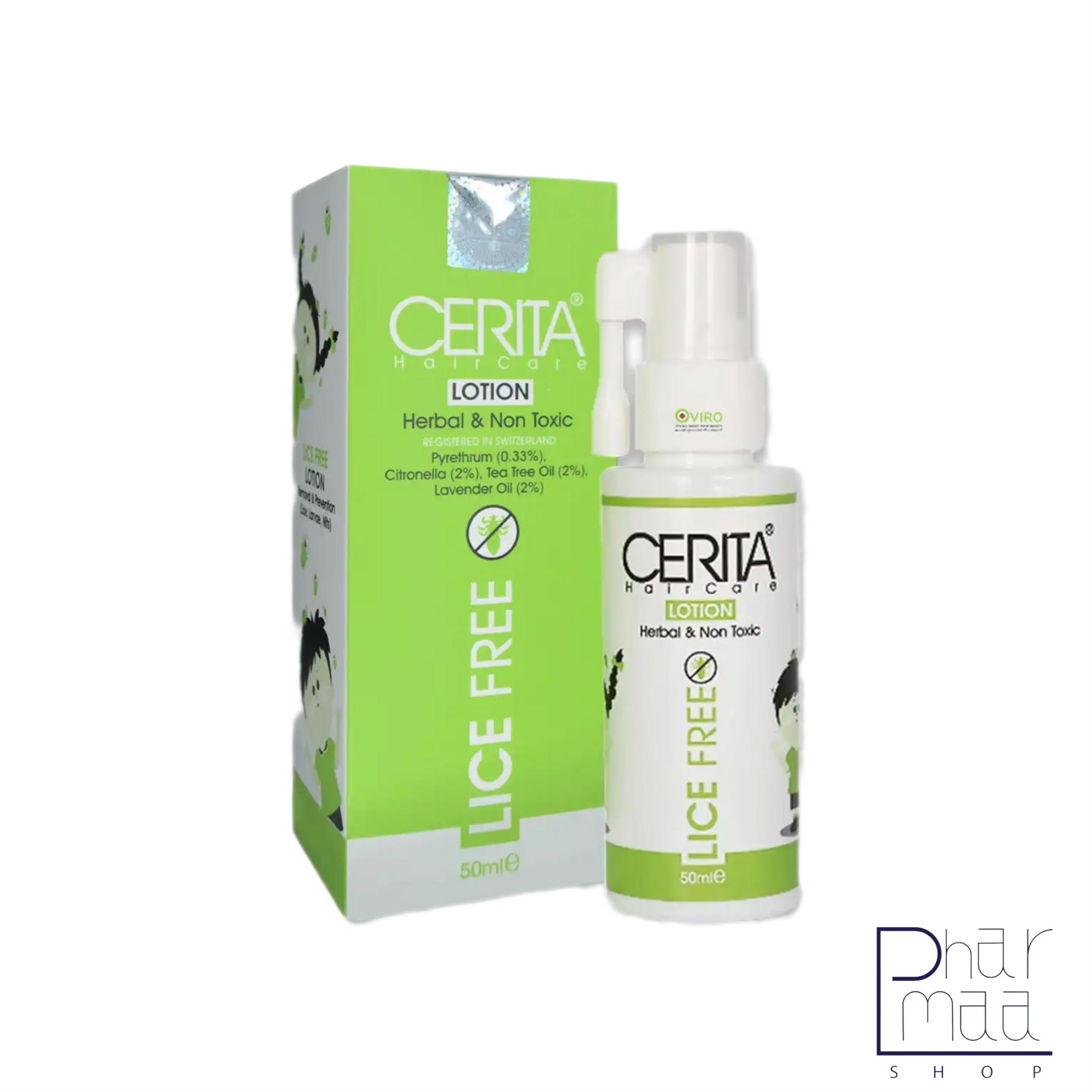 تونیک لایس فری ضد شپش مناسب انواع مو سریتا 50 میل تونیک لایس فری ضد شپش مناسب انواع مو سریتا 50 میل - Image 1