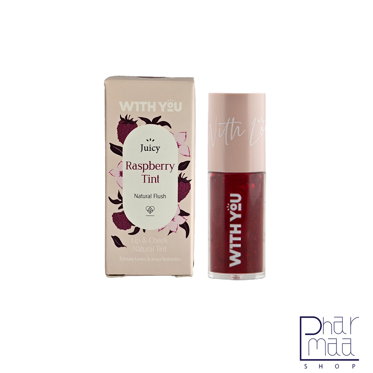 تینت مایع رنگی لب و گونه J1 رزبری ویت یو 8 میل تینت مایع رنگی لب و گونه J1 رزبری ویت یو 8 میل - Image 1