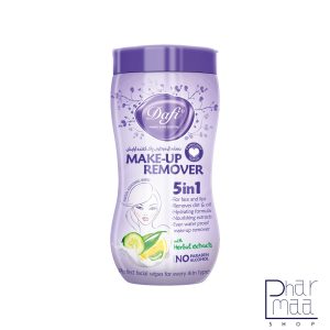 دستمال مرطوب پاک کننده آرایش کمر باریک دافی 70 عددی