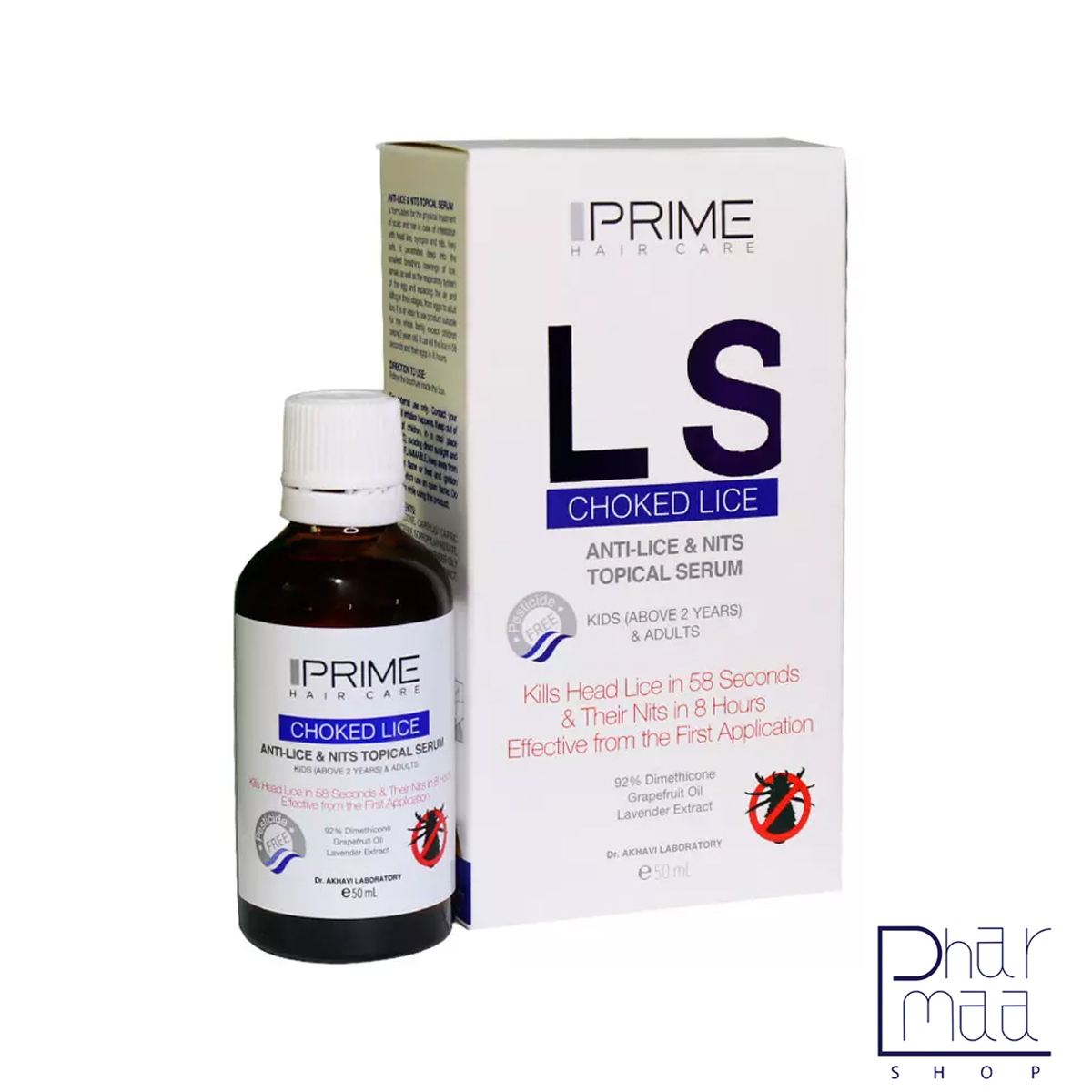 سرم مو برطرف کننده حشرات LS پرایم 50 میل سرم مو برطرف کننده حشرات LS پرایم 50 میل - Image 1