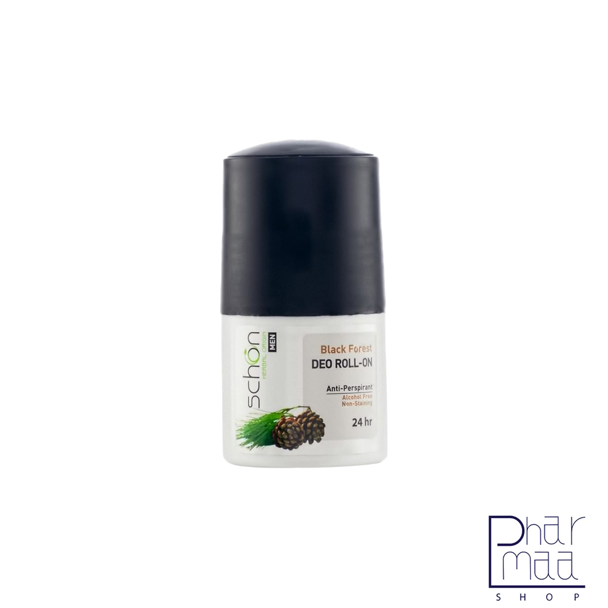 مام رول دئودرانت مردانه بلک فارست مشکی 50 میل شون مام رول دئودرانت مردانه بلک فارست 50 میل شون - Image 1