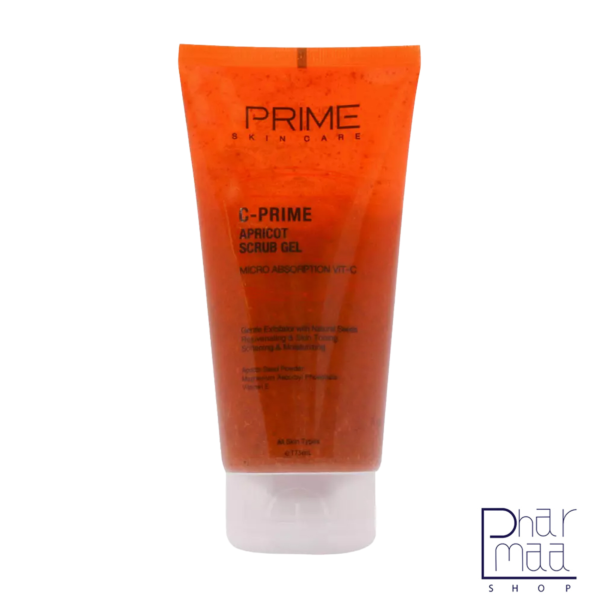 ژل اسکراب پاک کننده زرد آلو حاوی ویتامین سی پرایم 175 میل ژل اسکراب پاک کننده زرد آلو حاوی ویتامین سی پرایم 175 میل - Image 1