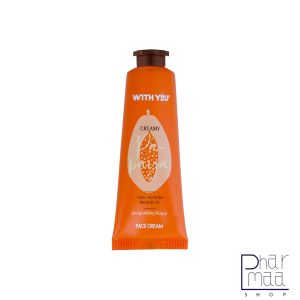 کرم صورت حاوی عصاره پاپایا و روغن بائوباب مناسب انواع پوست ویت یو 50 میل