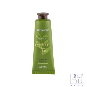 کرم صورت حاوی عصاره چای سبز و روغن مورینگا مناسب انواع پوست ویت یو 50 میل