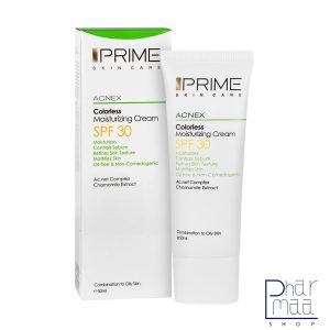 کرم مرطوب کننده spf 30  بی رنگ پرایم 50 میل