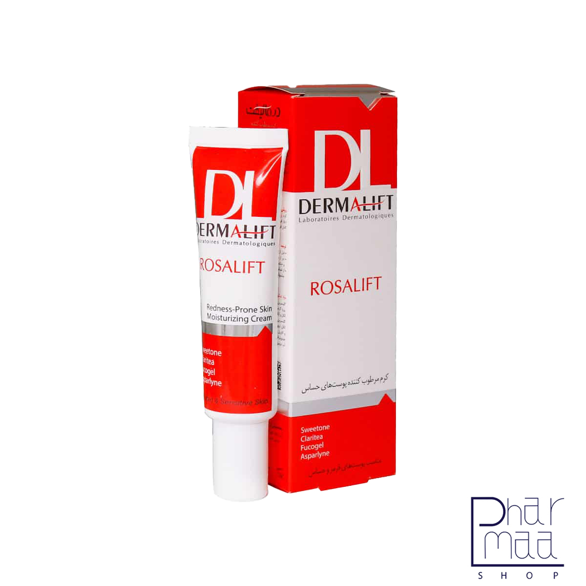 کرم مرطوب کننده مناسب پوست های قرمز و حساس (رزالیفت) درمالیفت 30 میل کرم مرطوب کننده مناسب پوست های قرمز و حساس (رزالیفت) درمالیفت 30 میل - Image 1