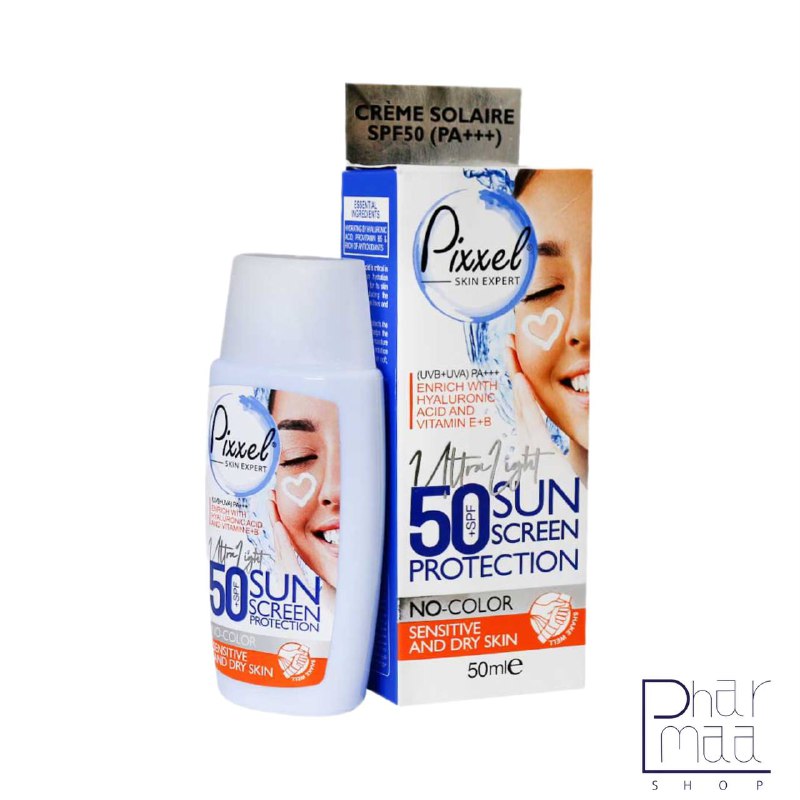 20250720_171536 ضدآفتاب بی رنگ پیکسل پوست خشک - Image 1