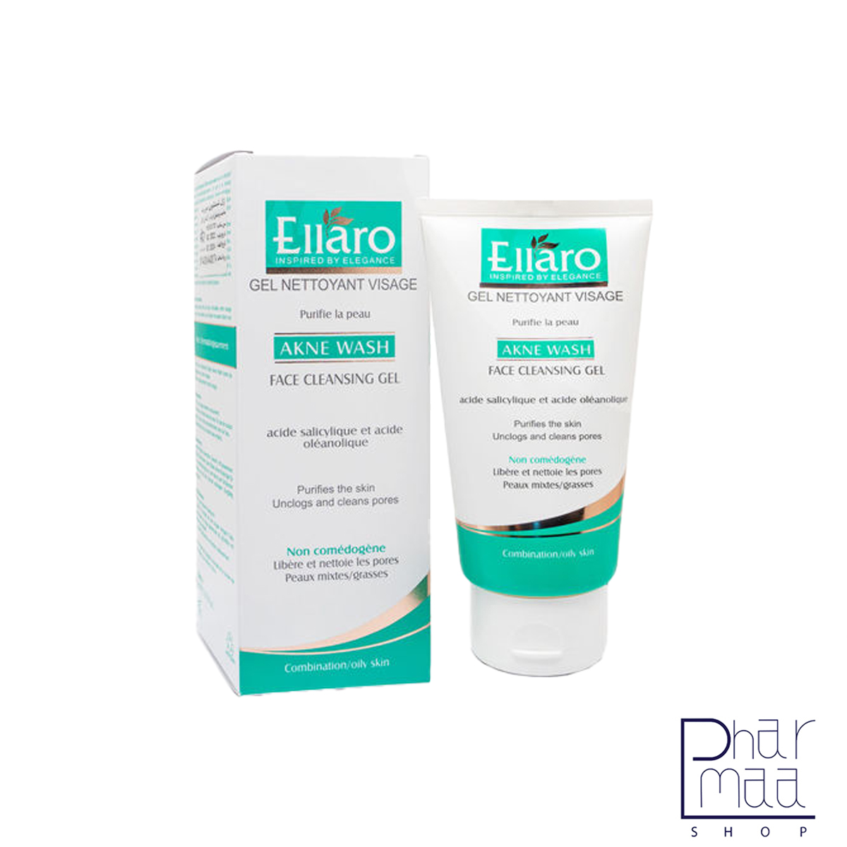 ژل شستشوي صورت مناسب پوست چرب و آکنه ای الارو 150 میل ژل شستشوي صورت مناسب پوست چرب و آکنه ای الارو 150 میل - Image 1