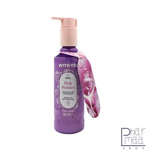 شوینده صورت کرمی Pink Peonies مناسب پوست های خشک تا نرمال ویت یو 200 میل