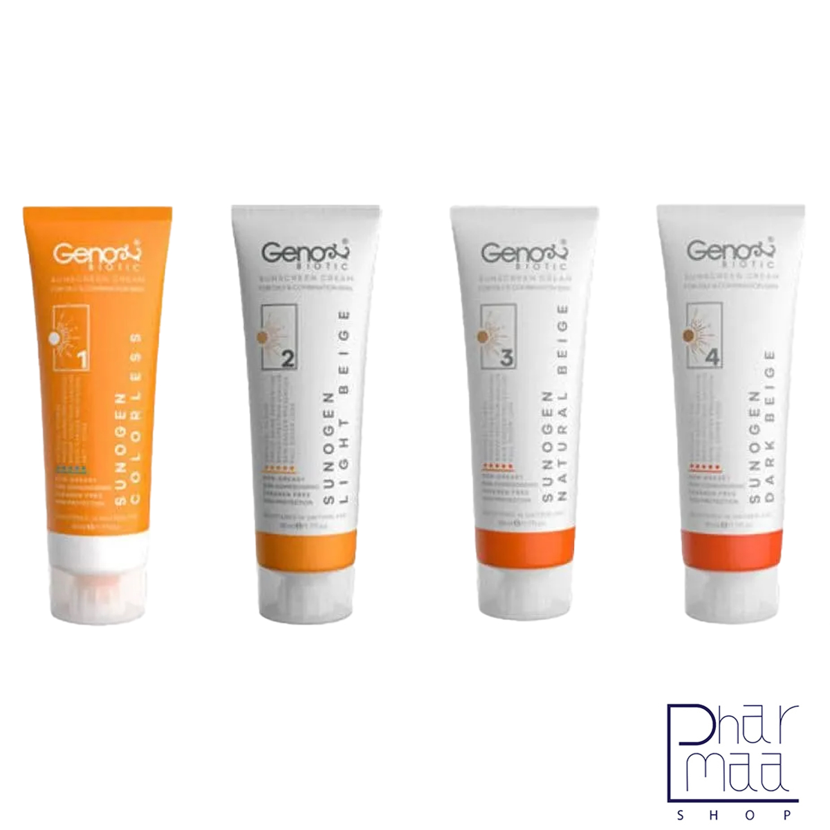 ضدآفتاب چرب کلی کرم ضدآفتاب پوست چرب spf 50 ژنوبایوتیک 50 میل - Image 1