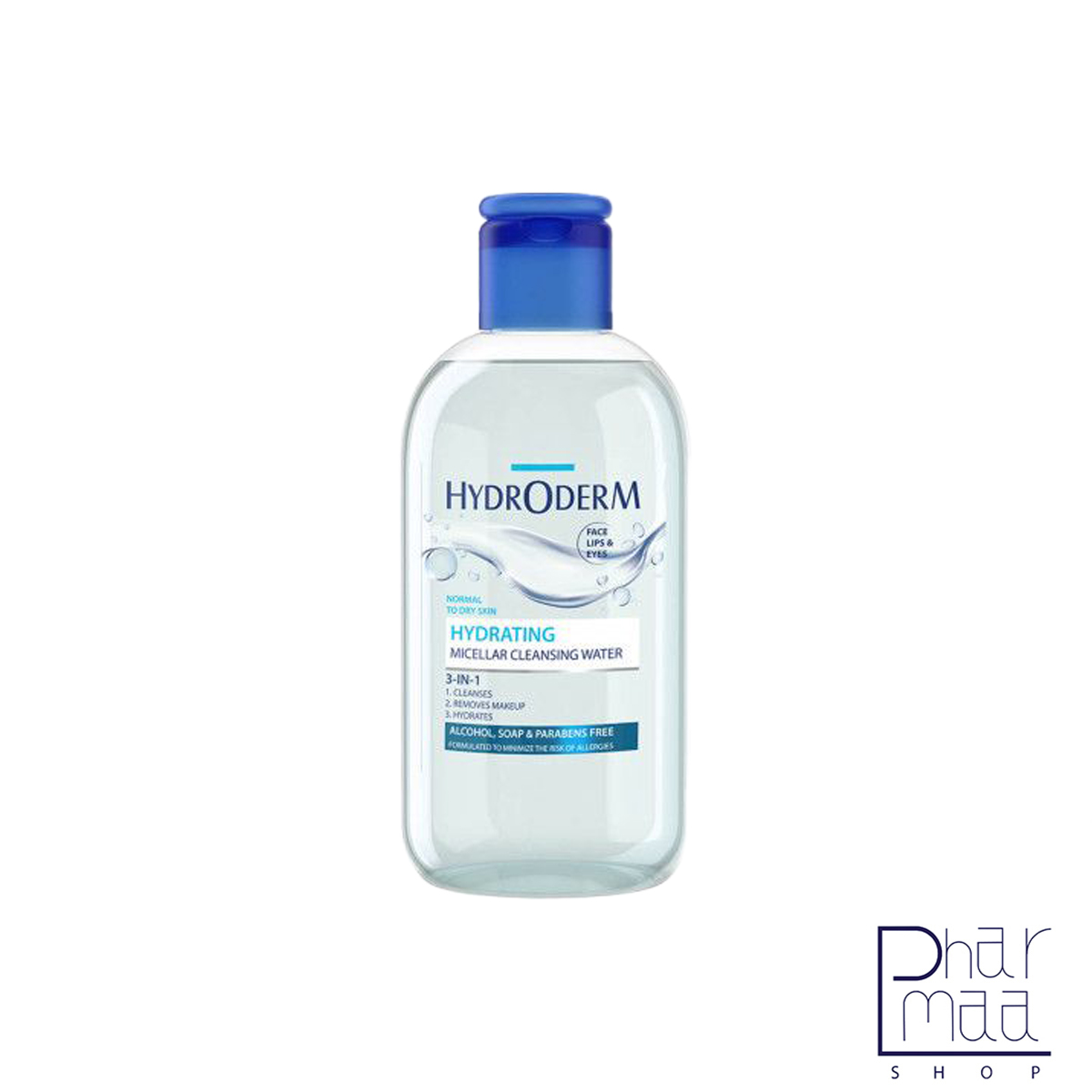 پاک کننده(میسلار)3در1 چشم،لب و صورت مناسب پوست های معمولی و خشک هیدرودرم 250 میل میسلارواتر چشم،لب و صورت مناسب پوست های معمولی و خشک هیدرودرم 250 میل - Image 1