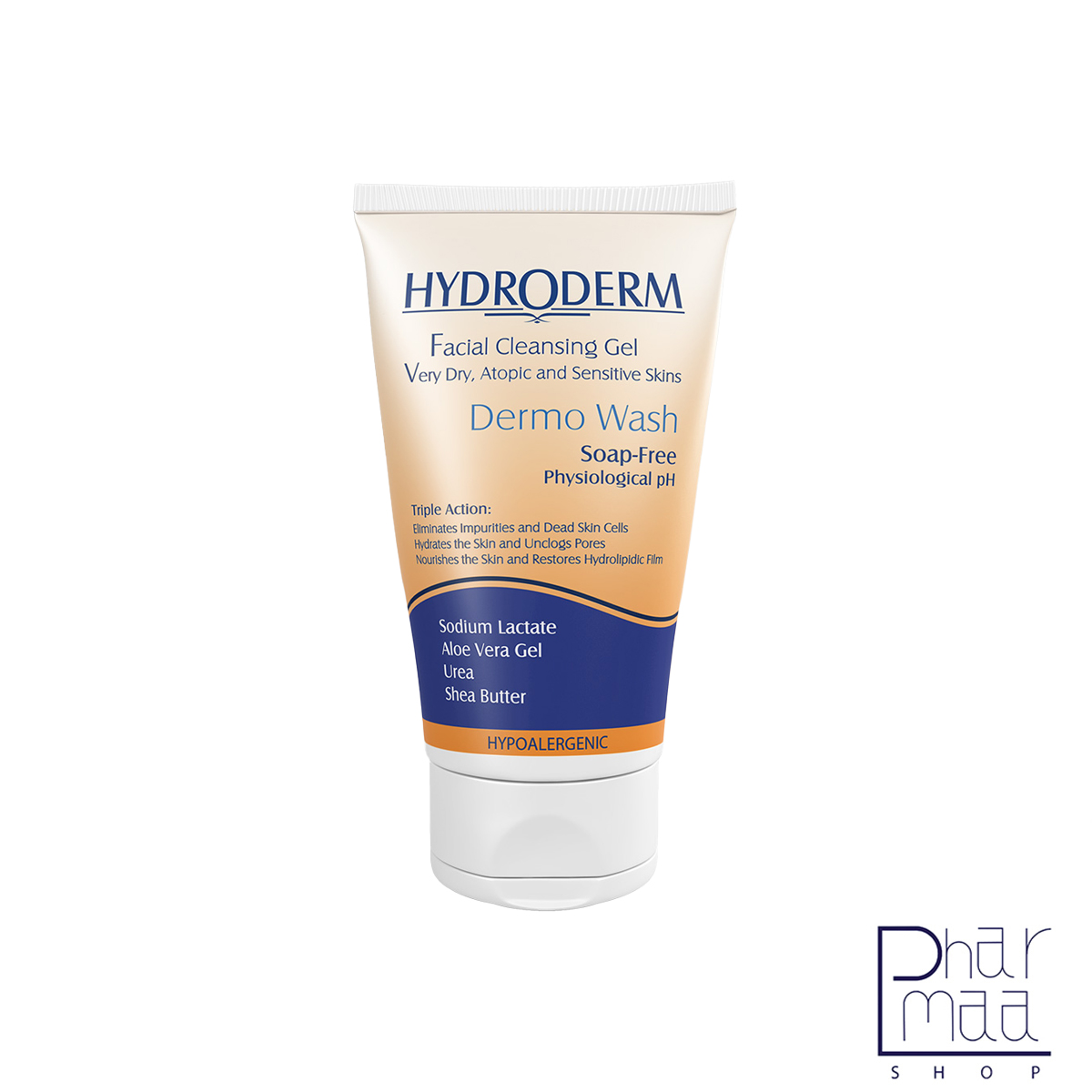 ژل شستشوی صورت مناسب برای پوست های خیلی خشک،اگزمایی و حساس (درمو واش) هیدرودرم 150 گرم ژل شستشوی صورت پوست خیلی خشک،اگزمایی و حساس (درمو واش) هیدرودرم 150 گرم - Image 1