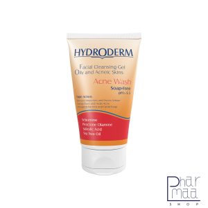 ژل شستشوی صورت پوست چرب،جوشدار و حساس (آکنه واش) هیدرودرم 150 گرم