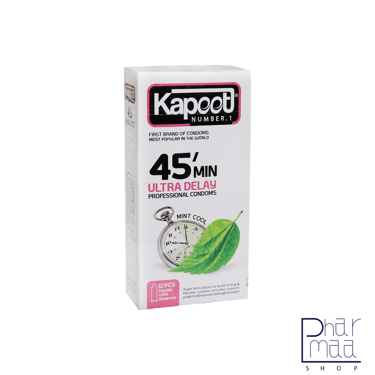 کاندوم 45 دقیقه اولترا دیلی کاپوت 12 عددی کاندوم 45 دقیقه اولترا دیلی کاپوت 12 عددی - Image 1