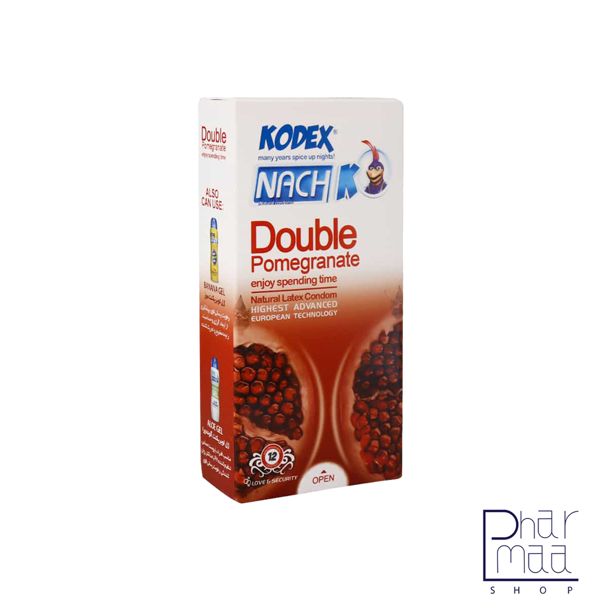 کاندوم انار دوبل کدکس 12 عددی کاندوم انار دوبل کدکس 12 عددی - Image 1