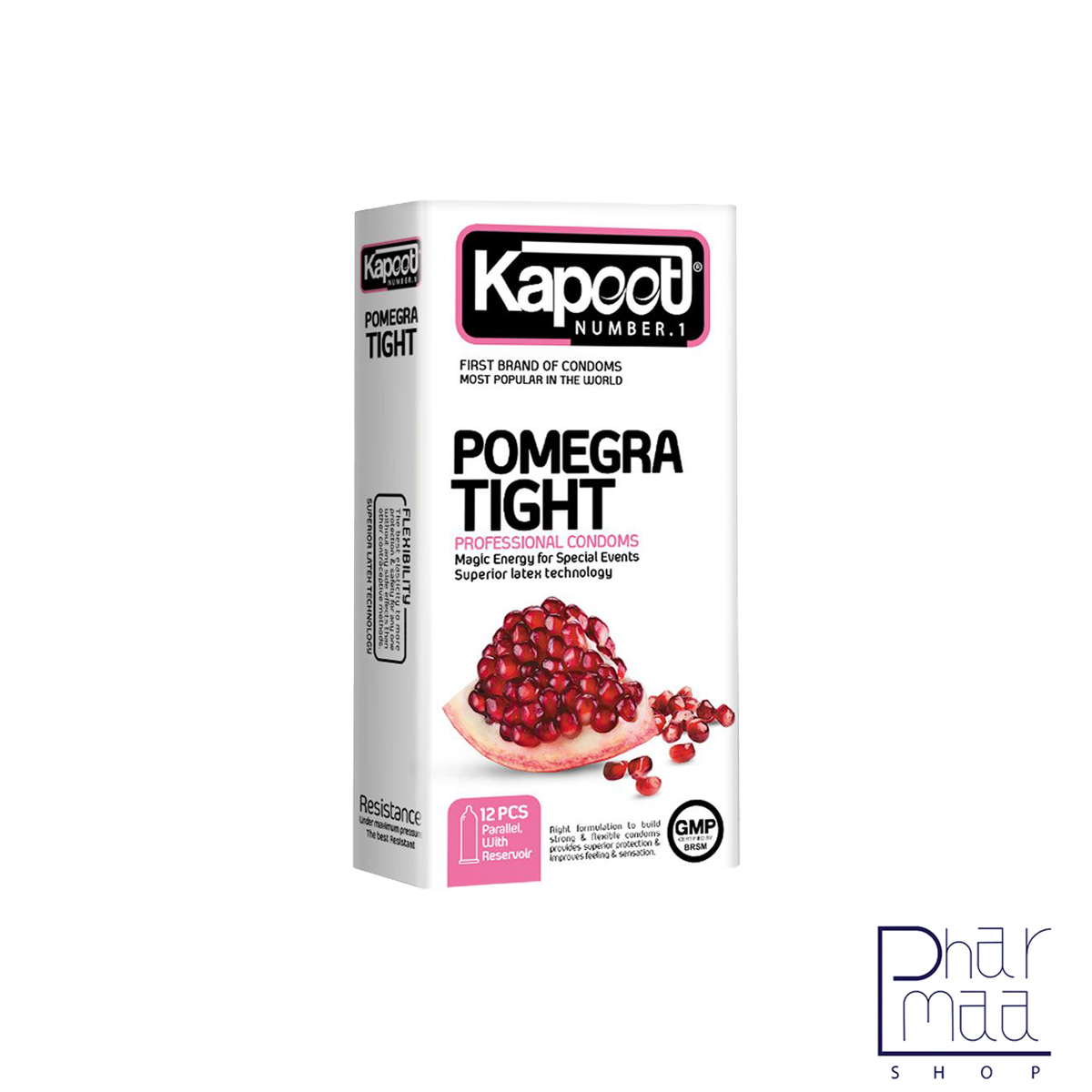 کاندوم انار کاپوت 12 عددی کاندوم انار کاپوت 12 عددی - Image 1