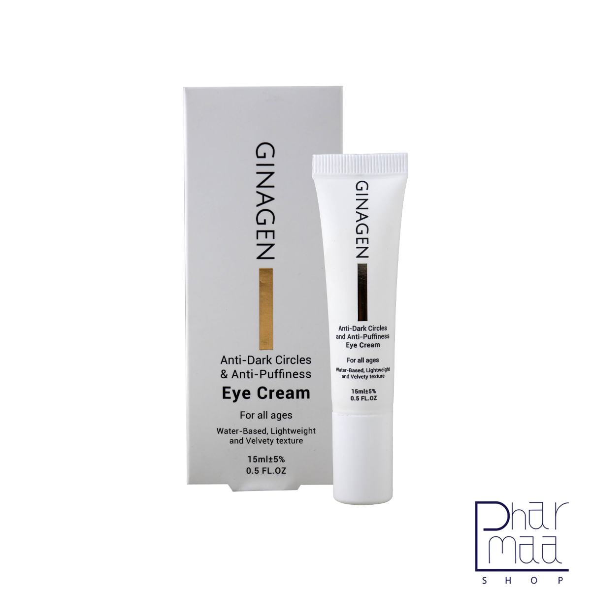 کرم رفع پف و تیرگی دورچشم ژیناژن 15میل کرم رفع پف و تیرگی دورچشم ژیناژن 15میل - Image 1