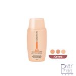 کرم ضدآفتاب رنگی spf50 پوست خشک ونرمال ژیناژن 50میل