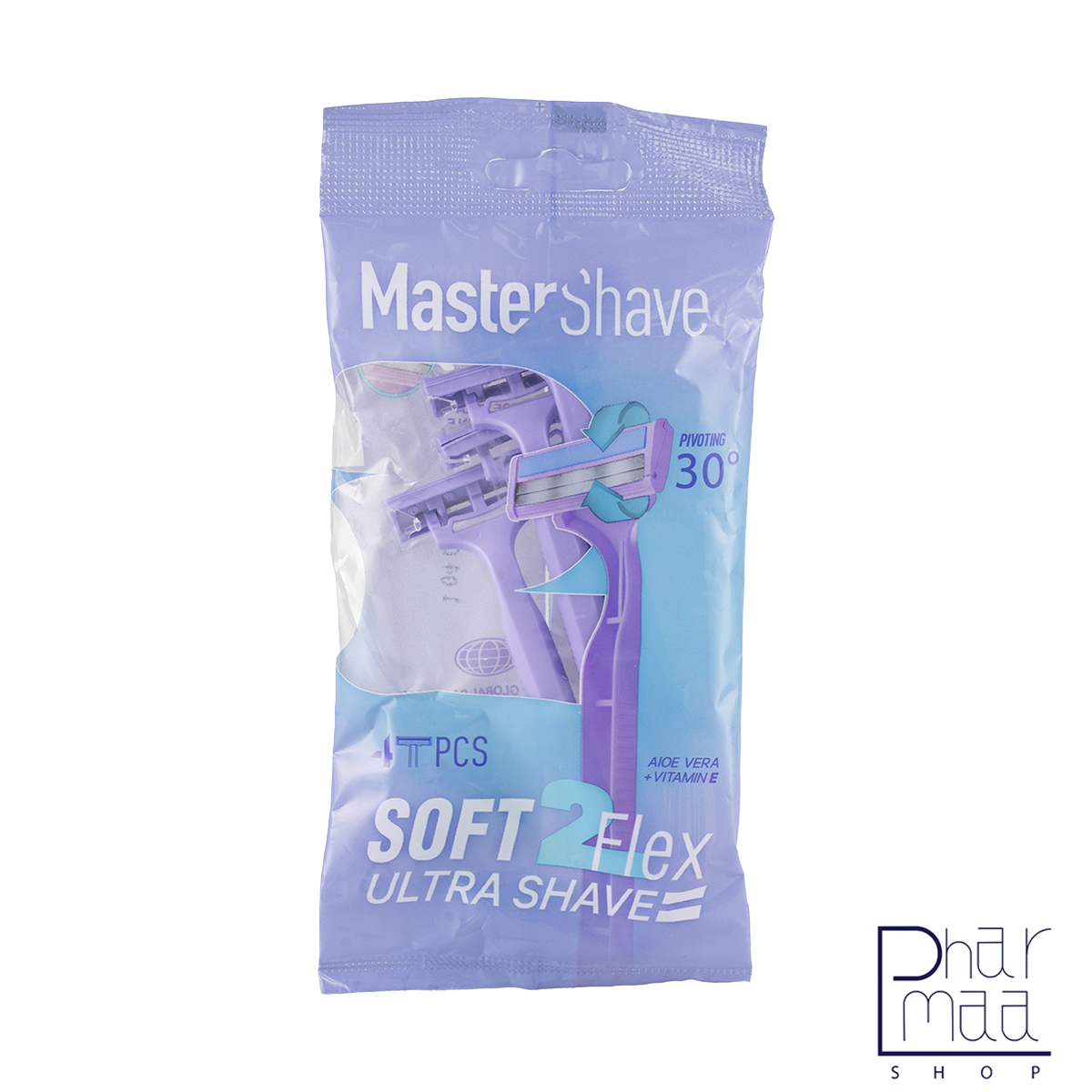 خود تراش دو لبه 4 عددی مدل سافت 2 (سری متحرک) مستر شیو خود تراش دو لبه 4 عددی مدل سافت 2 (سری متحرک) مستر شیو - Image 1