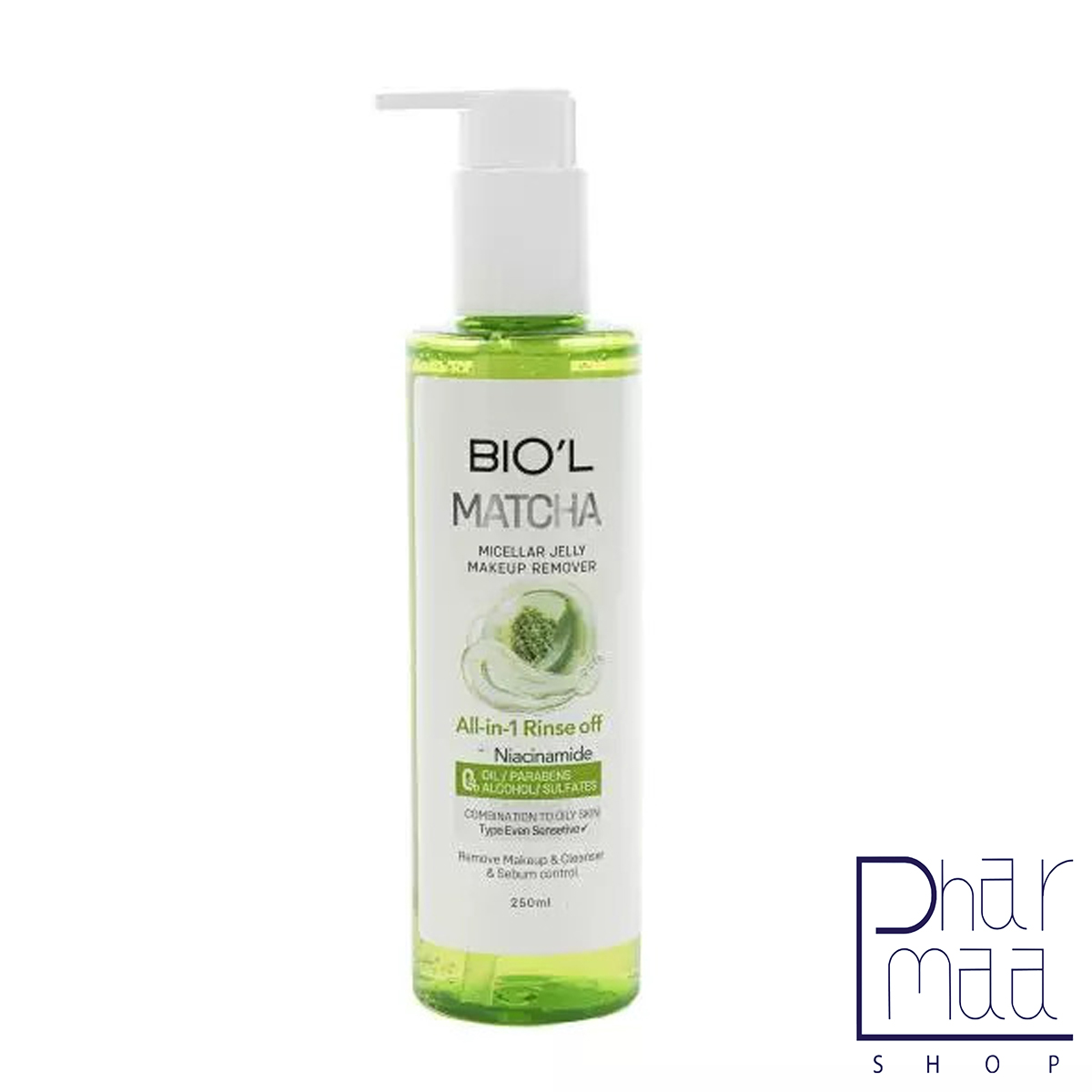 ژل-پاک-کننده-آریش-صورت-حاوی-عصاره-ماچا-و-نیاسین-آمید-مناسب-برای-پوست-های-معمولی-تا-مختلط-بیول-250-میل ژل پاک کننده آرایش صورت عصاره ماچا و نیاسین آمید پوست های معمولی تا مختلط بیول 250 میل - Image 1