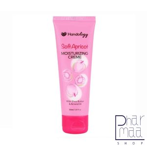 کرم آبرسان دست و صورت جیبی بارایحه زردآلو مناسب انواع پوست هندولوژی 50 میل