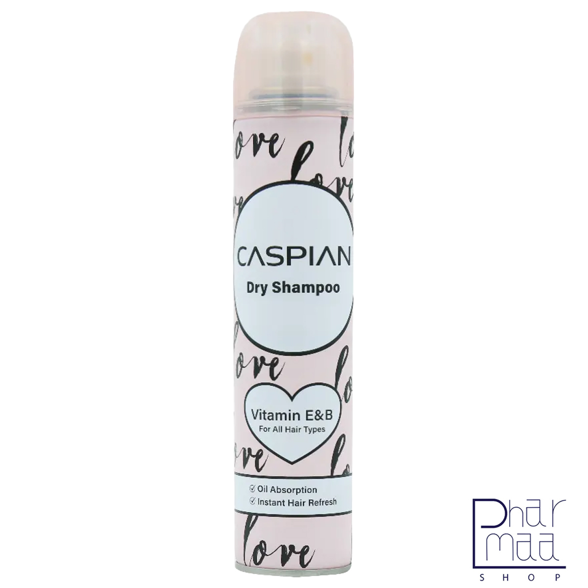 dry-shampoo شامپو خشک مناسب انواع مو کاسپین 200 میل - Image 1