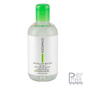 محلول پاک کننده آرایش مخصوص پوست چرب و مختلط ژیناژن 250 میل