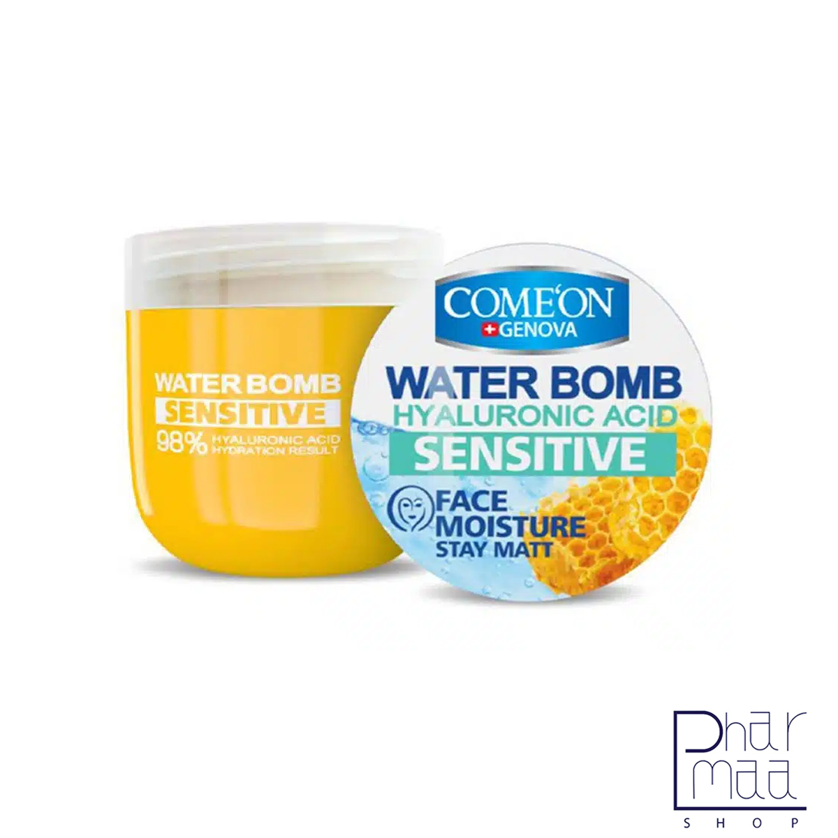 حاوی عسل و هیالورونیک اسید کرم آبرسان حساس حاوی عسل و هیالورونیک اسید کامان 200 میل - Image 1