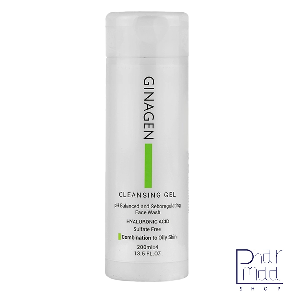 ژل-ژیناژن-صورت ژل شستشوی صورت مناسب پوست چرب و مختلط ژیناژن 200 میل - Image 1