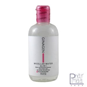 محلول پاک کننده آرایش مخصوص پوست نرمال تا خشک ژیناژن 250 میل