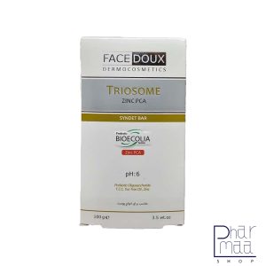 پن آنتی باکتریال + زینک مناسب انواع پوست (تریوزوم) فیس دوکس 100 گرم