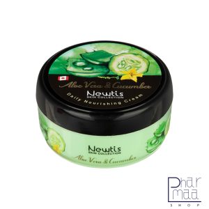 کرم مرطوب کننده کاسه ای آلوئه ورا و خیار نیوتیس 200 میل