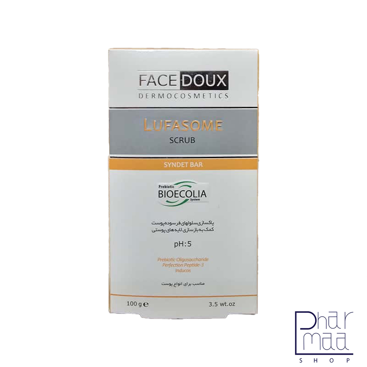 لوف پن لایه بردار مناسب انواع پوست (لوفازوم) فیس دوکس 100 گرم - Image 1