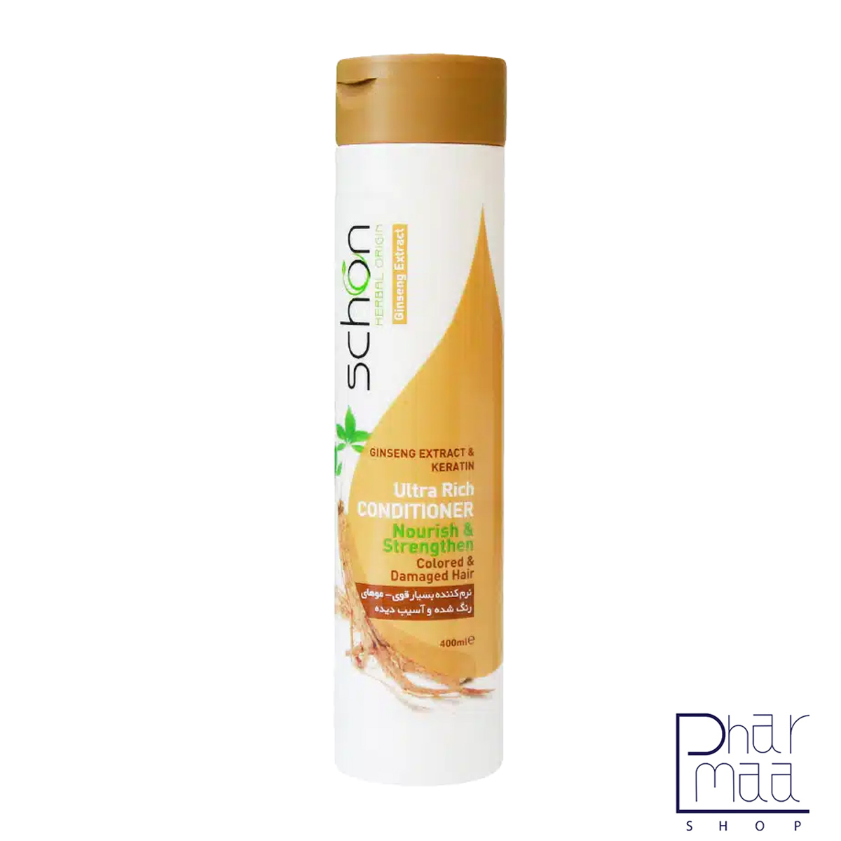 نرم-جنسینگ نرم کننده موی سر جنسینگ و کراتین شون 400 میل - Image 1