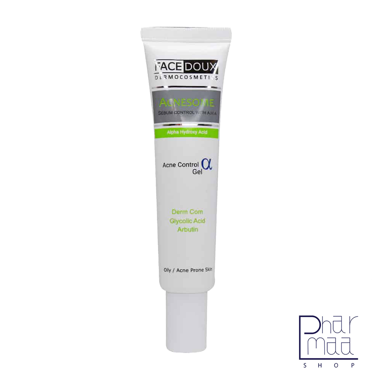 ژل-اکنه-زوم ژل کنترل کننده چربی مناسب پوست های چرب دارای لک حاوی AHA (آکنه زوم) فیس دوکس 30 میل - Image 1