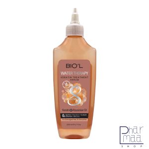 سرم آبی تقویت کننده ساقه موی سر حاوی کراتین و روغن آبیسین بیول 200 میل