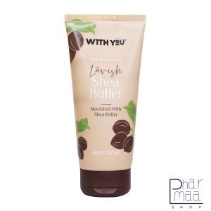 کرم مرطوب کننده بدن شی باتر مناسب پوست های خشک ویت یو 200 میل