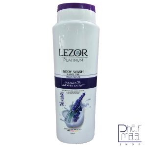 شامپو بدن کرمی کلاژن و عصاره اسطوخودوس لزور 400 میل