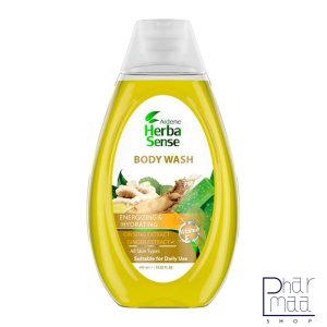 شامپو بدن رایحه جنسینگ و زنجبیل هرباسنس 400 گرم