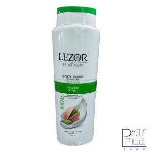 شامپو بدن کرمی عصاره پسته لزور 400 میل