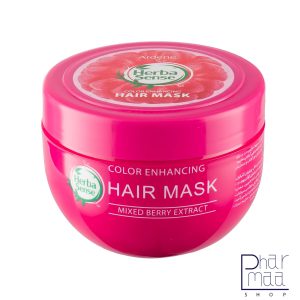 ماسک کراتینه و تثبیت کننده رنگ مو عصاره توت وحشی هرباسنس 250 گرم